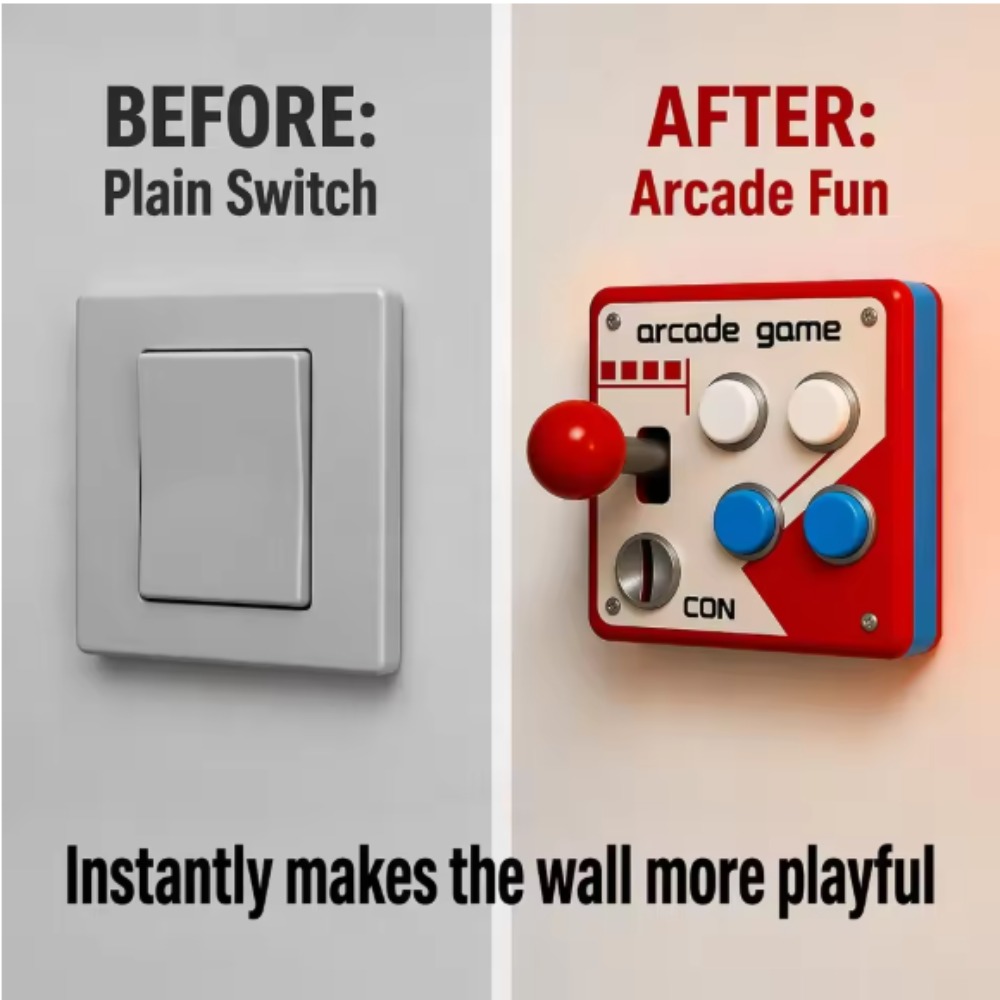 Gaming Accessories Bedroom - Ретро-накладка на джойстик для аркадных автоматов,