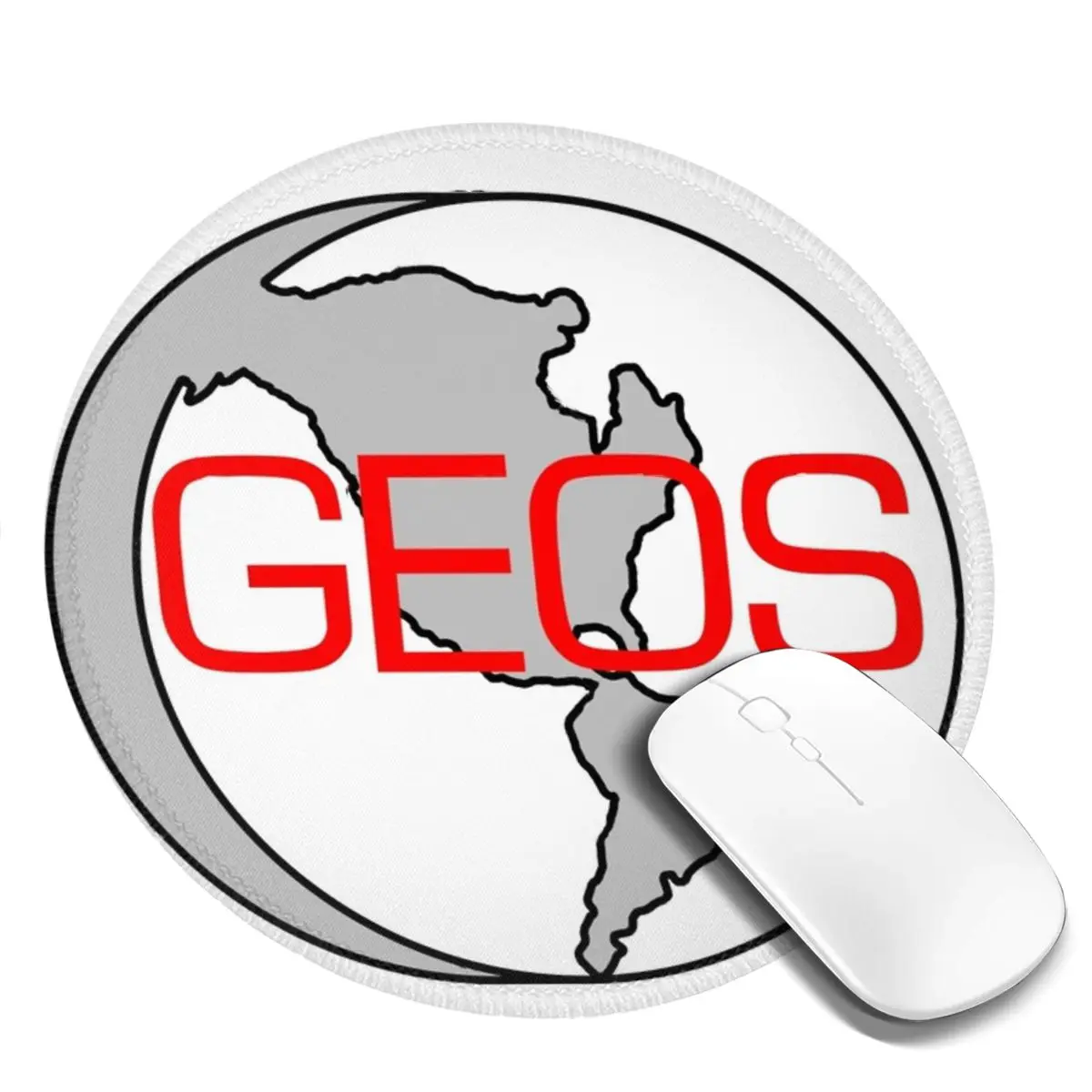 Gaming Accessories Logo - Круглый коврик для мыши GEOS Earth