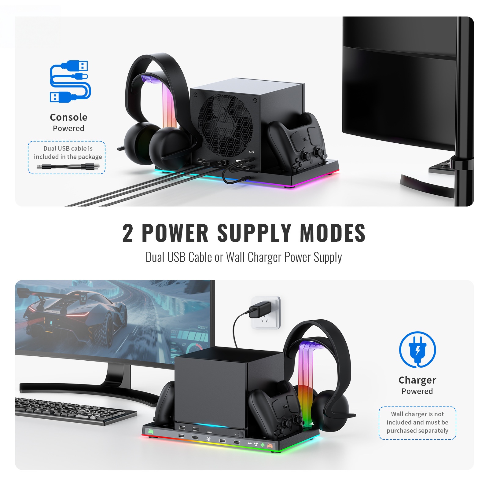Headset Stand Rgb - Универсальная док-станция для Steam Machines, включающая