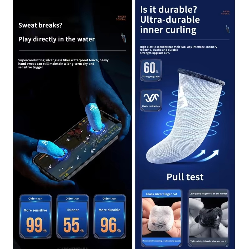 1 пара игровых напальчников, з – обзор и цена Gaming Accessories Bundle