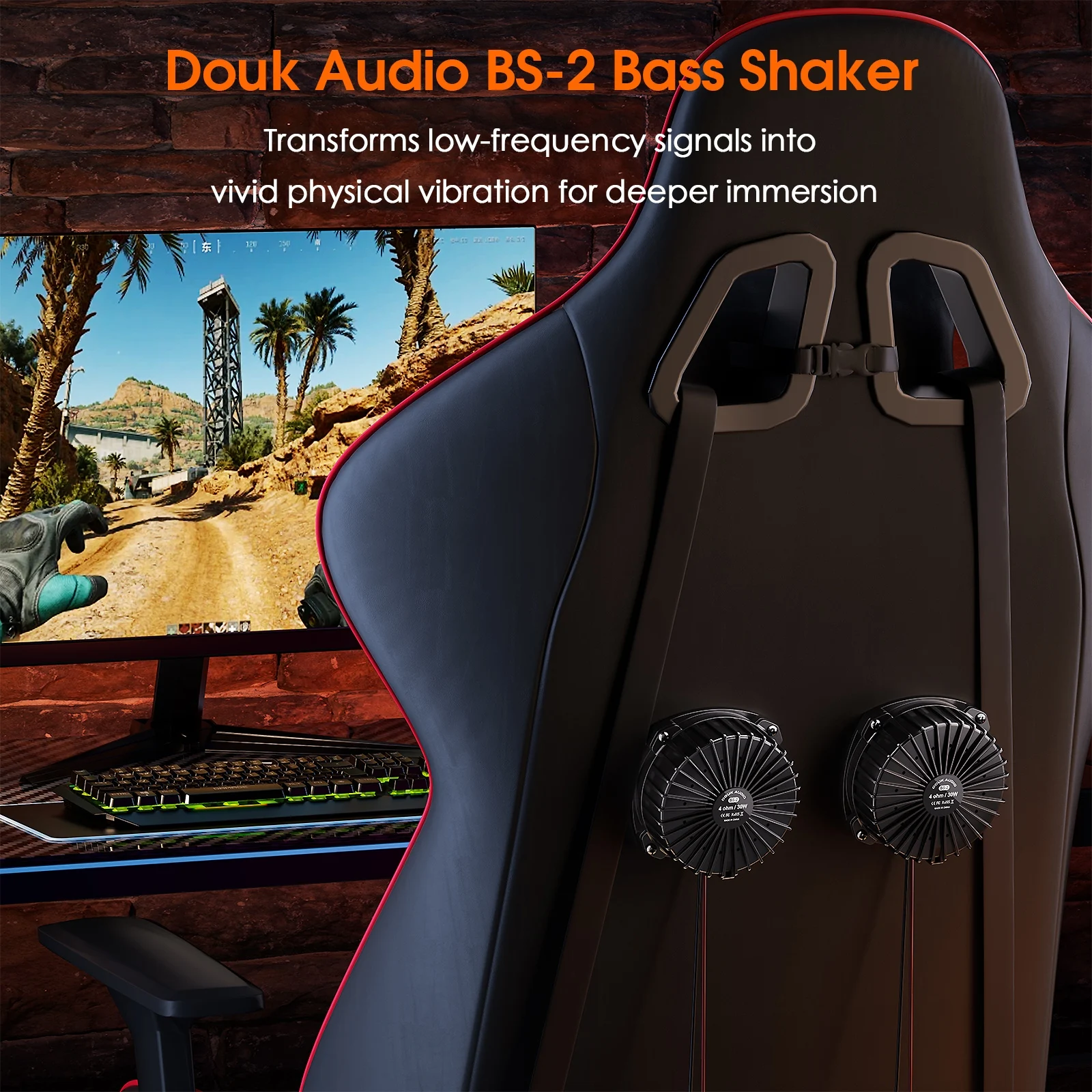 Вибромотор Douk Audio BS-2 30W – обзор и цена Gaming Accessories Kit