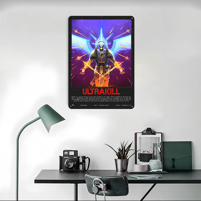 Металлический постер Ultrakill – обзор и цена Gaming Accessories Europe
